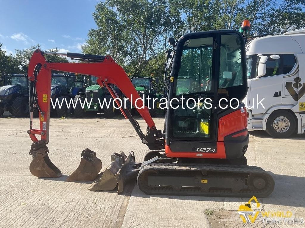 Kubota U 27-4 Mini rýpadlá < 7t