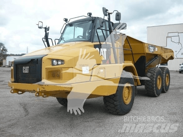 CAT 725C2 Kĺbové nákladné autá