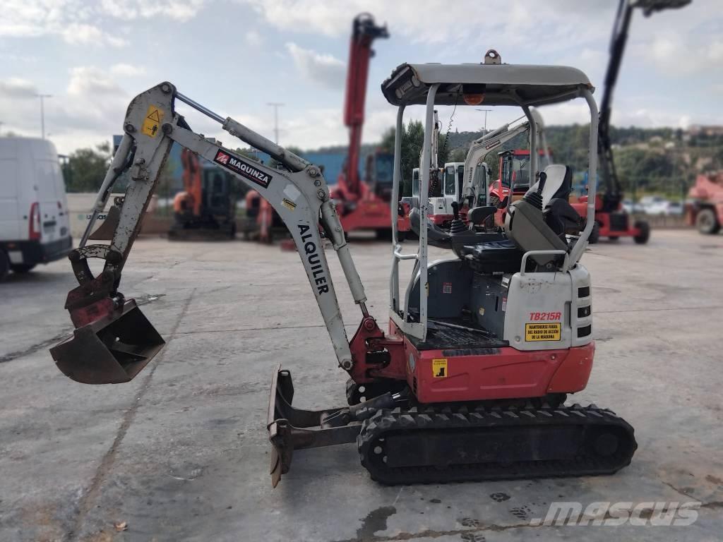 Takeuchi TB 215 R Mini rýpadlá < 7t