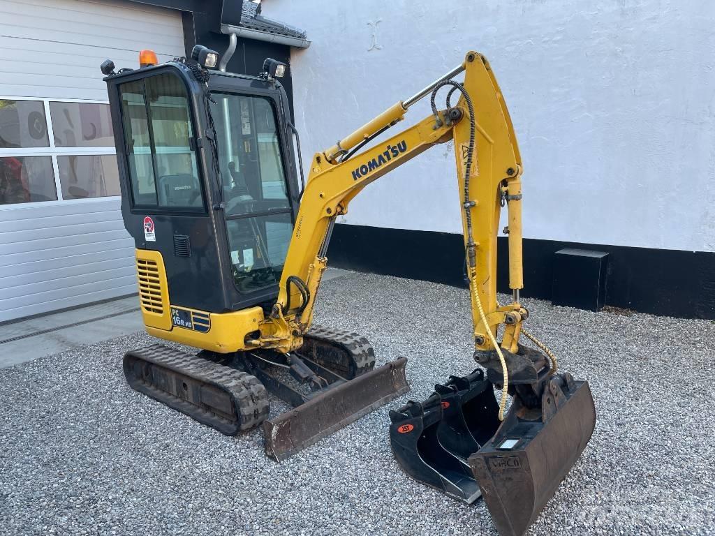 Komatsu PC 16 R-3HS Mini rýpadlá < 7t