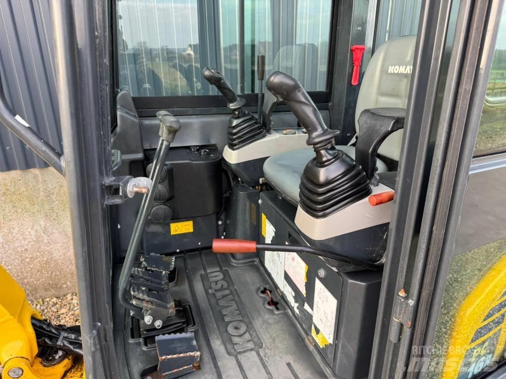 Komatsu PC 16 R-3HS Mini rýpadlá < 7t