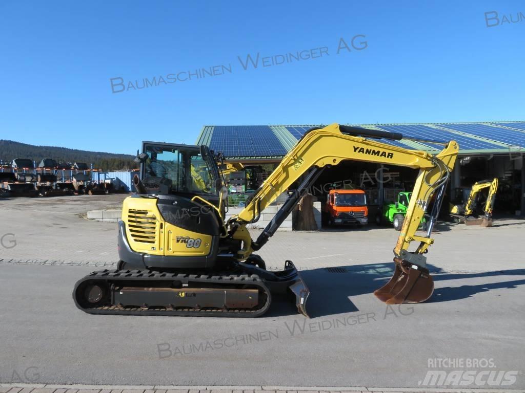 Yanmar Vio 80 Midi rýpadlá 7 t - 12 t