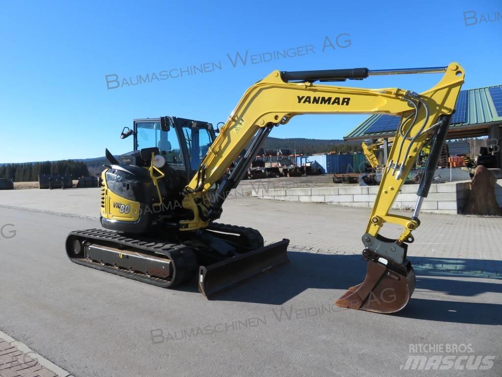 Yanmar Vio 80 Midi rýpadlá 7 t - 12 t