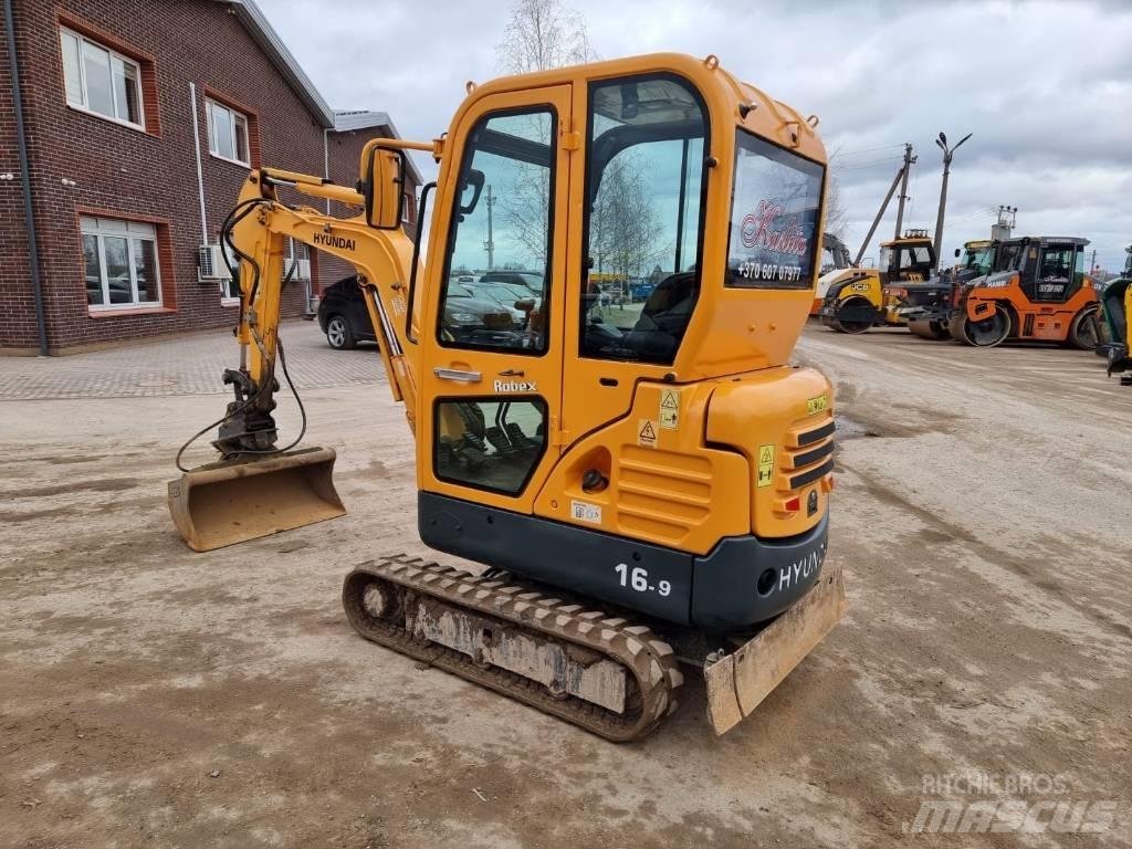 Hyundai R16-9 Mini rýpadlá < 7t