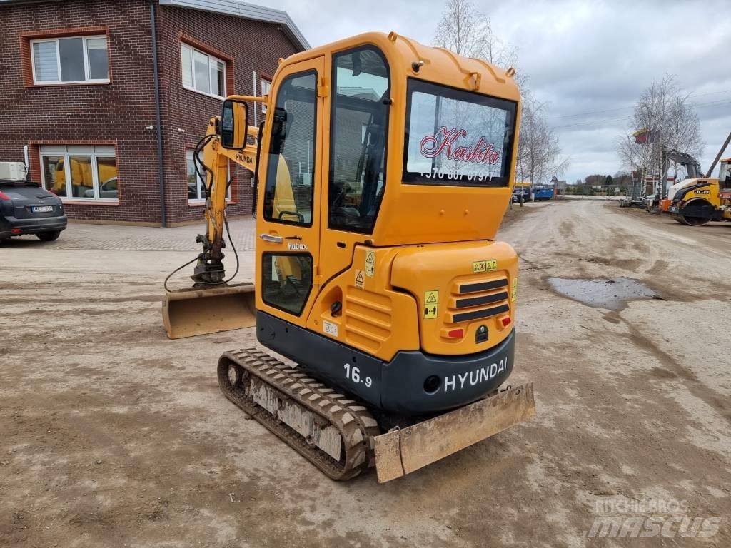 Hyundai R16-9 Mini rýpadlá < 7t