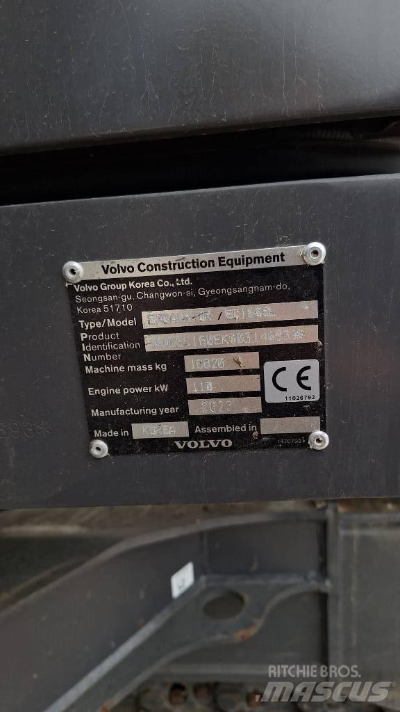 Volvo EC 160 EL Pásové rýpadlá