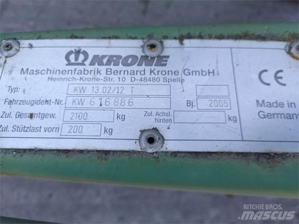 Krone KW1302/12T Obracače a zhrabovače sena