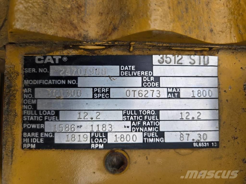 CAT 3512 Naftové generátory