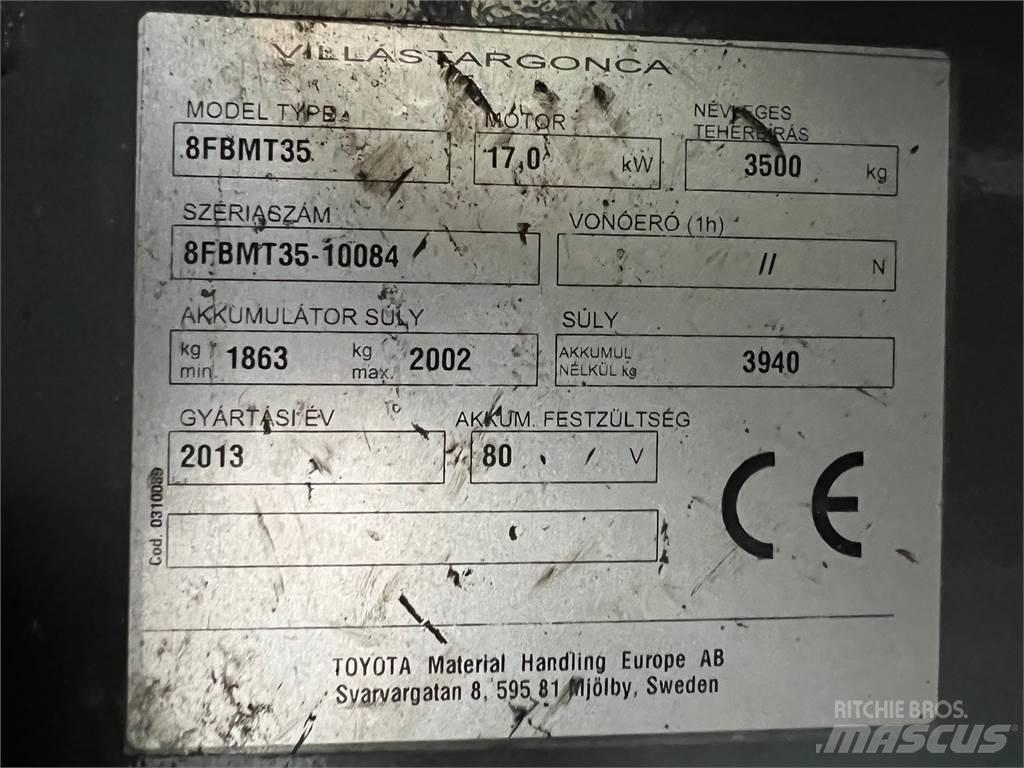 Toyota 8FBMT35 Akumulátorové vozíky