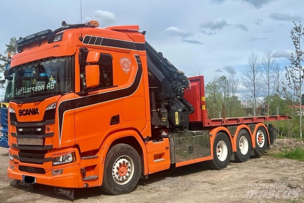 Scania R 500 Autožeriavy, hydraulické ruky