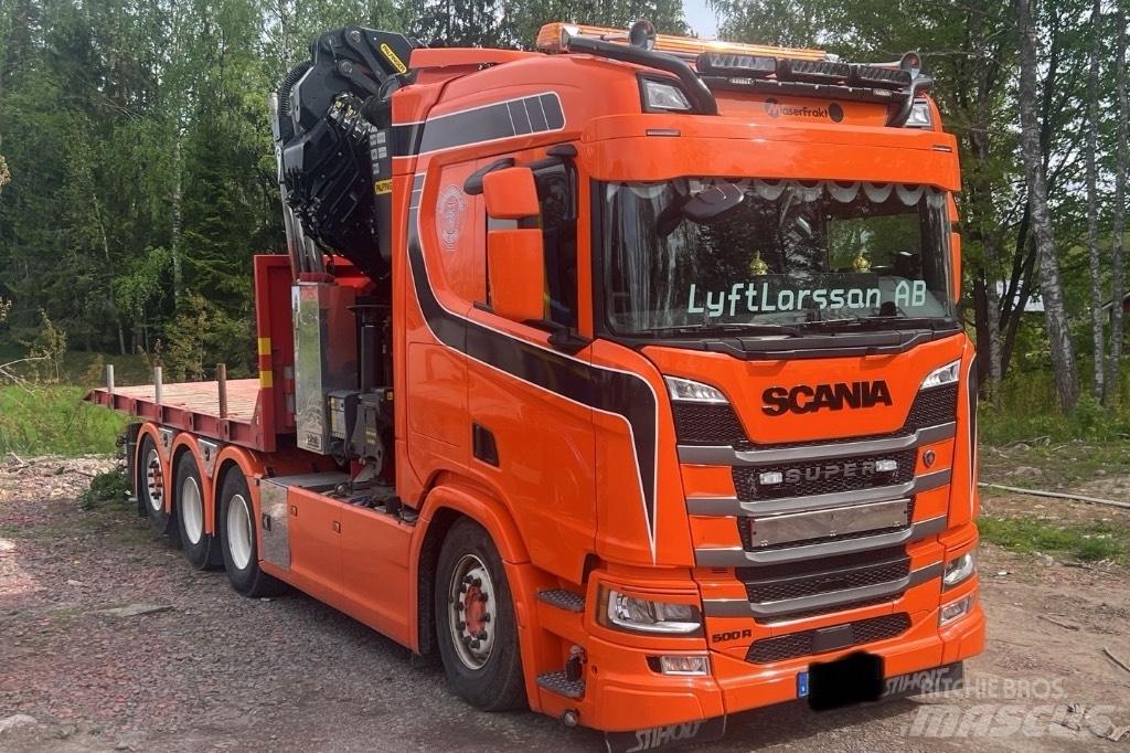 Scania R 500 Autožeriavy, hydraulické ruky