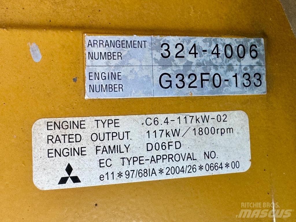 CAT 323 D LN Pásové rýpadlá
