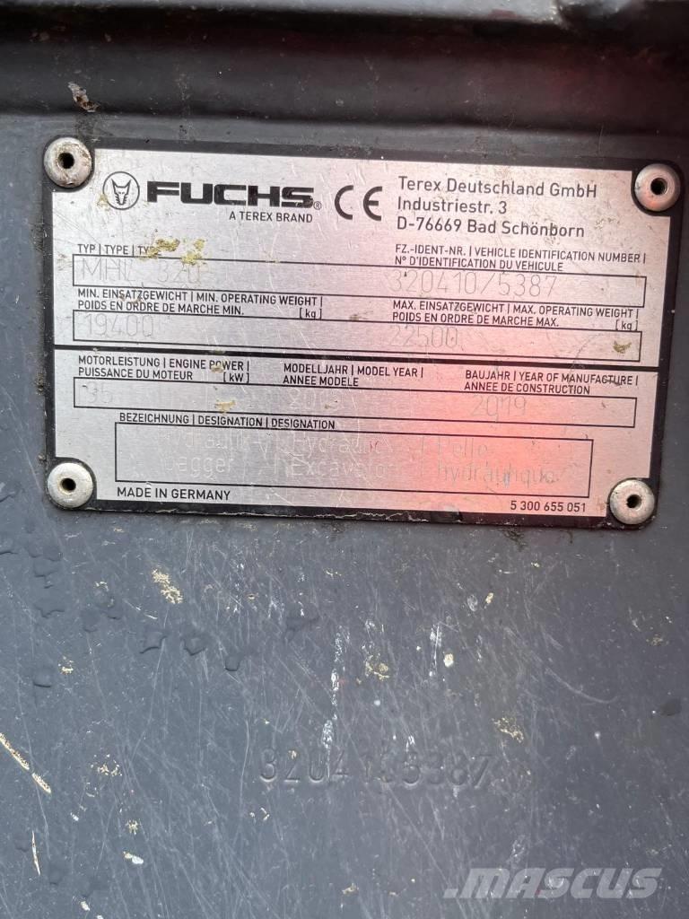 Terex Fuchs MHL320 Manipulácia s materiálom - ostatné