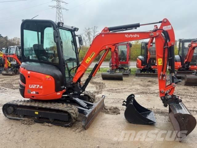Kubota U 27-4 Mini rýpadlá < 7t