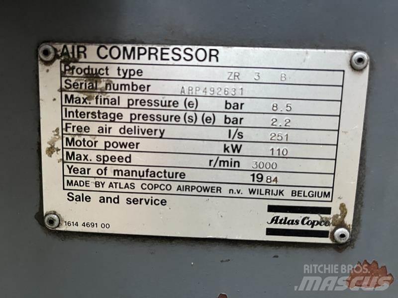 Atlas Copco ZR 3 B Kompresory