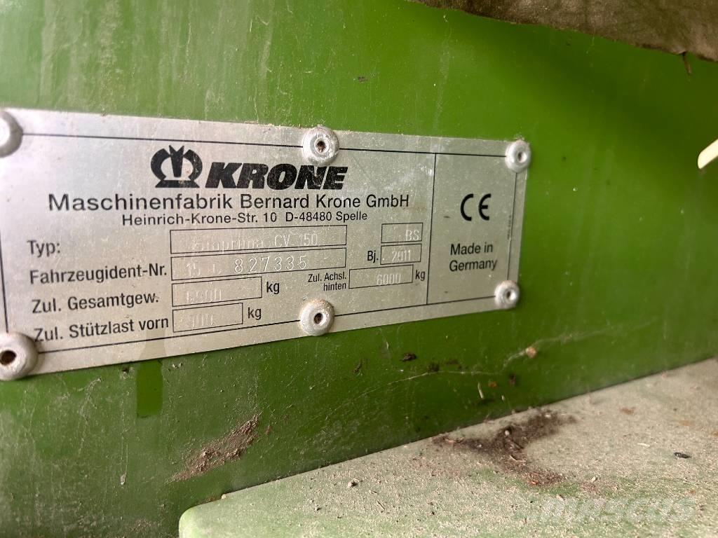 Krone CV150XC Lisy na okrúhle balíky