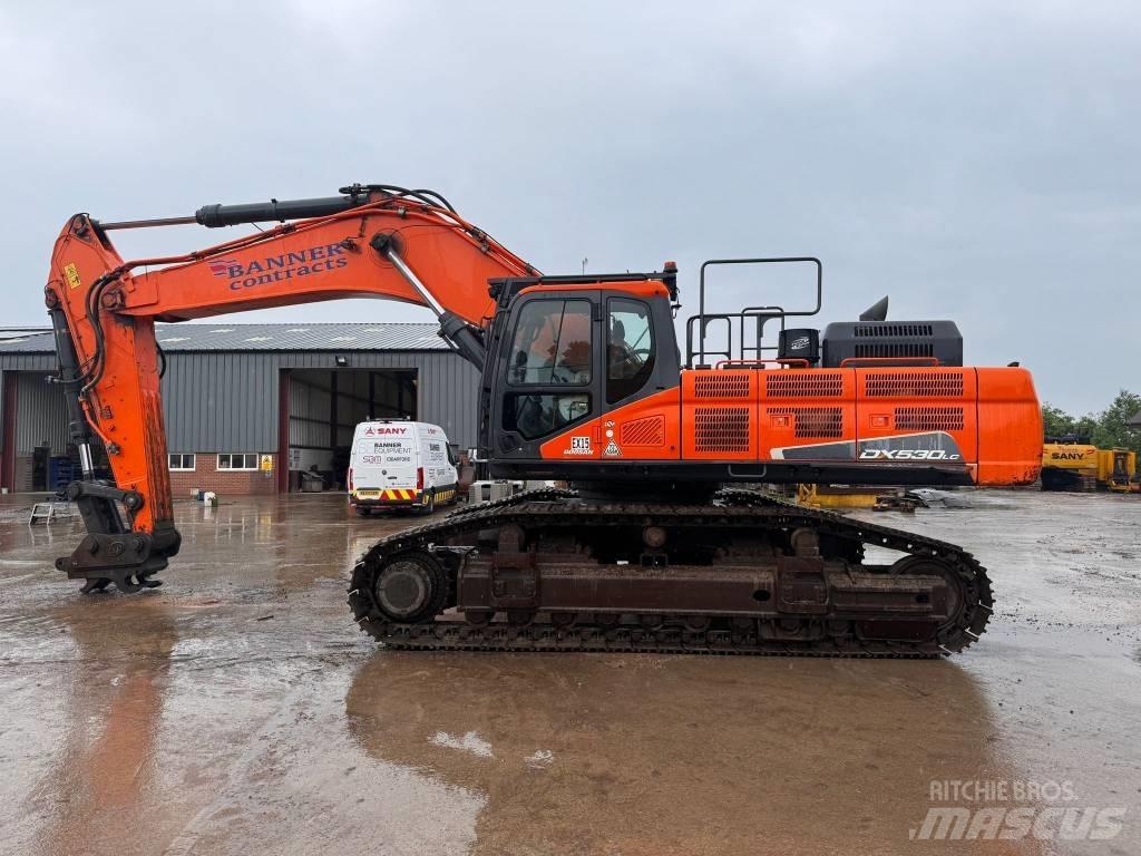 Doosan DX 530 LC-5 Pásové rýpadlá