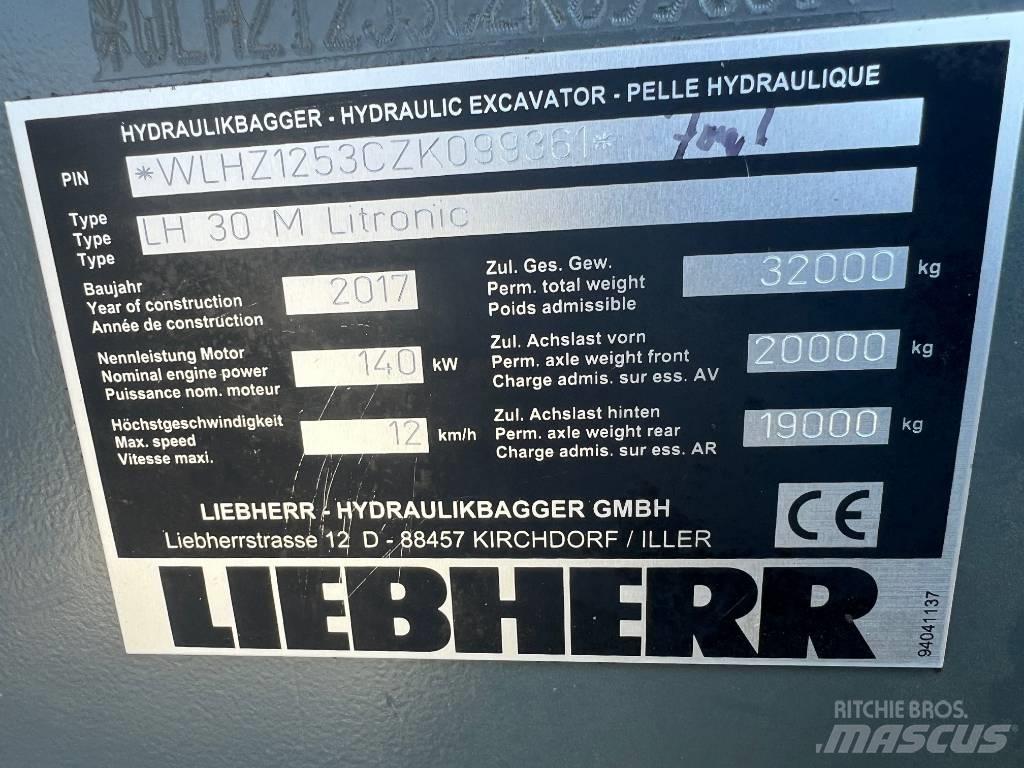 Liebherr LH30M Stroje pre manipuláciu s odpadom