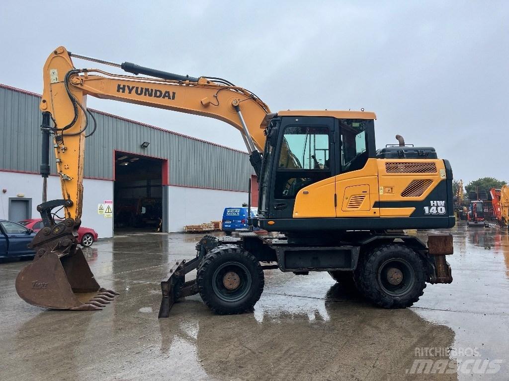 Hyundai HW140 Kolesové rýpadlá
