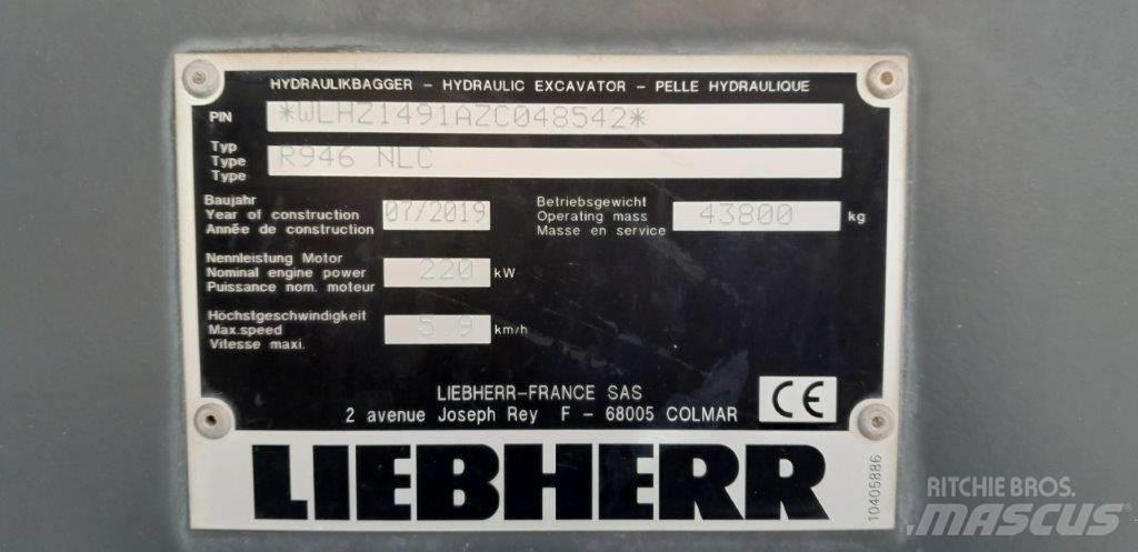 Liebherr R946 Pásové rýpadlá