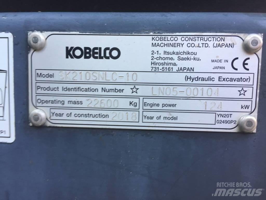 Kobelco SK210NLC Pásové rýpadlá