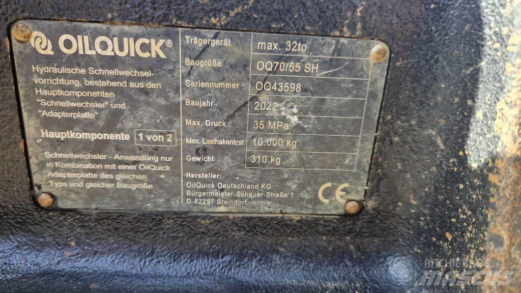 OilQuick OQ70/55 Rýchlospojky