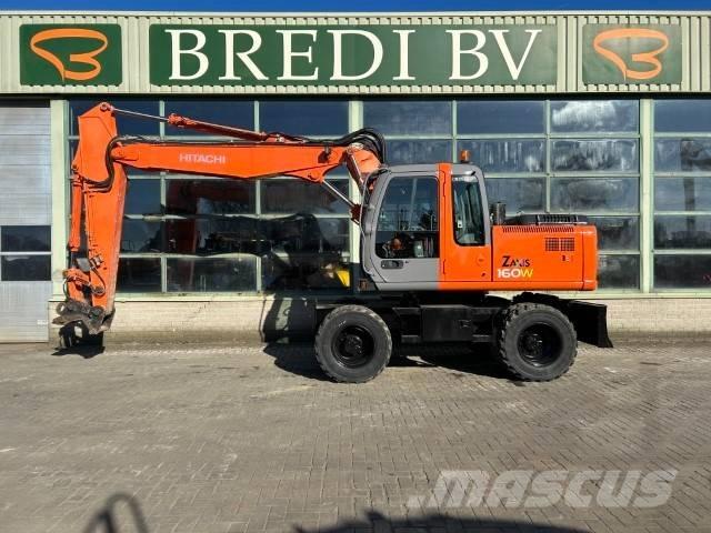 Hitachi ZX 160 W Kolesové rýpadlá