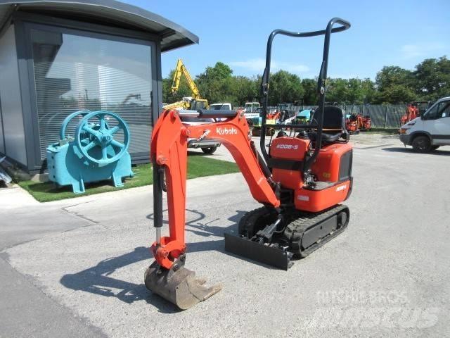 Kubota K 008-5 Mini rýpadlá < 7t