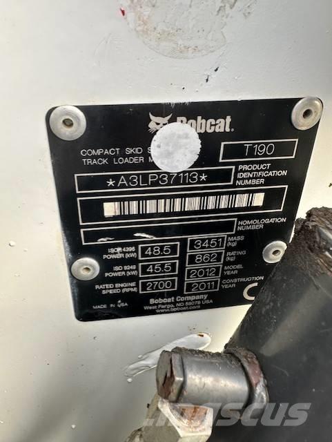 Bobcat T 190 Šmykom riadené nakladače