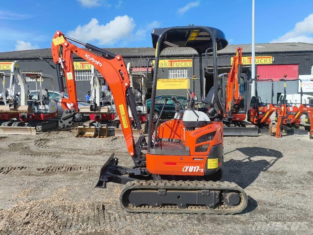 Kubota U 17-3 Mini rýpadlá < 7t