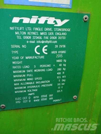 Niftylift HR 28 Kĺbové plošiny