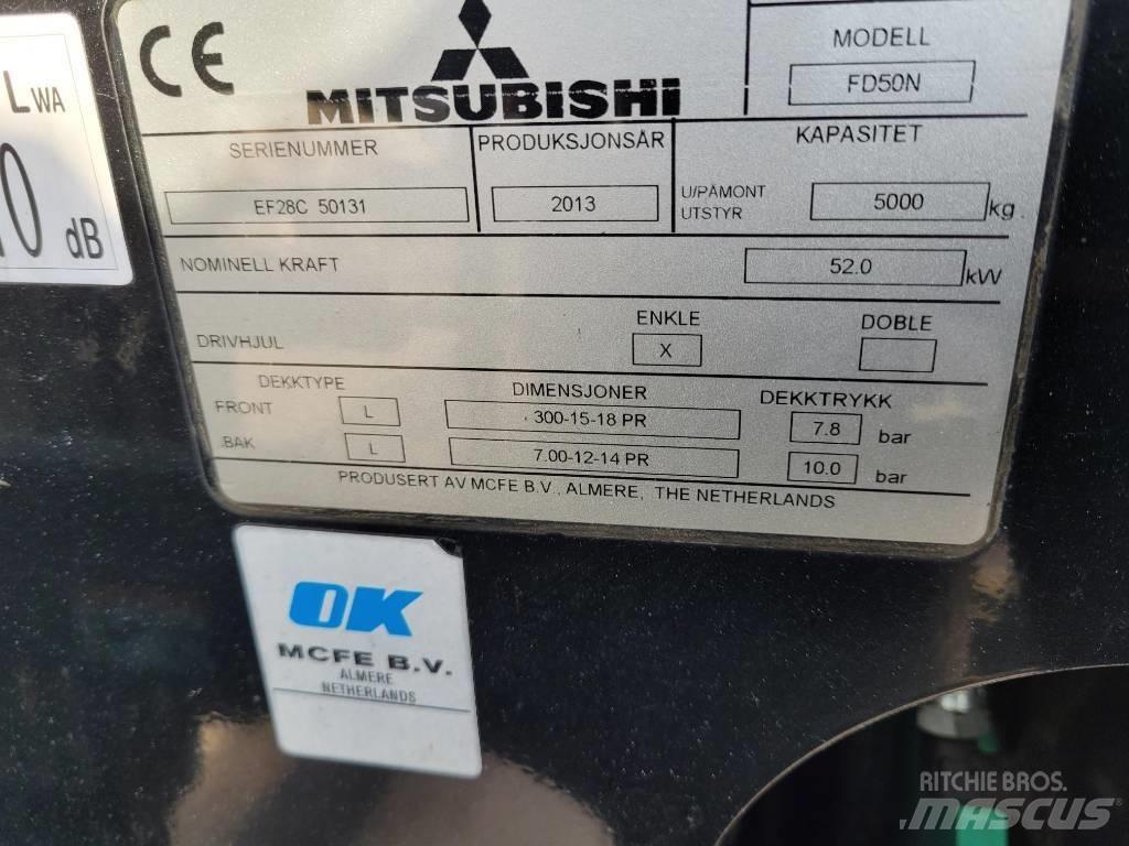 Mitsubishi FD50N Dieselové vozíky