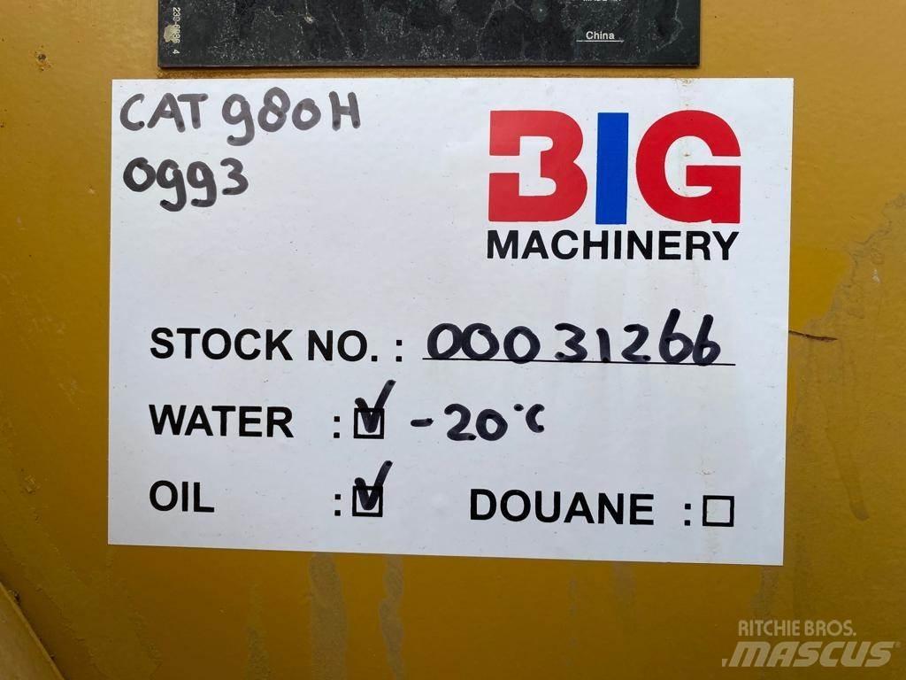 CAT 980H Kolesové nakladače