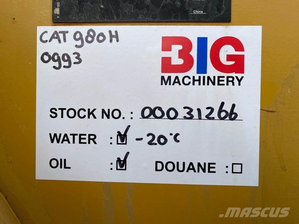 CAT 980H Kolesové nakladače