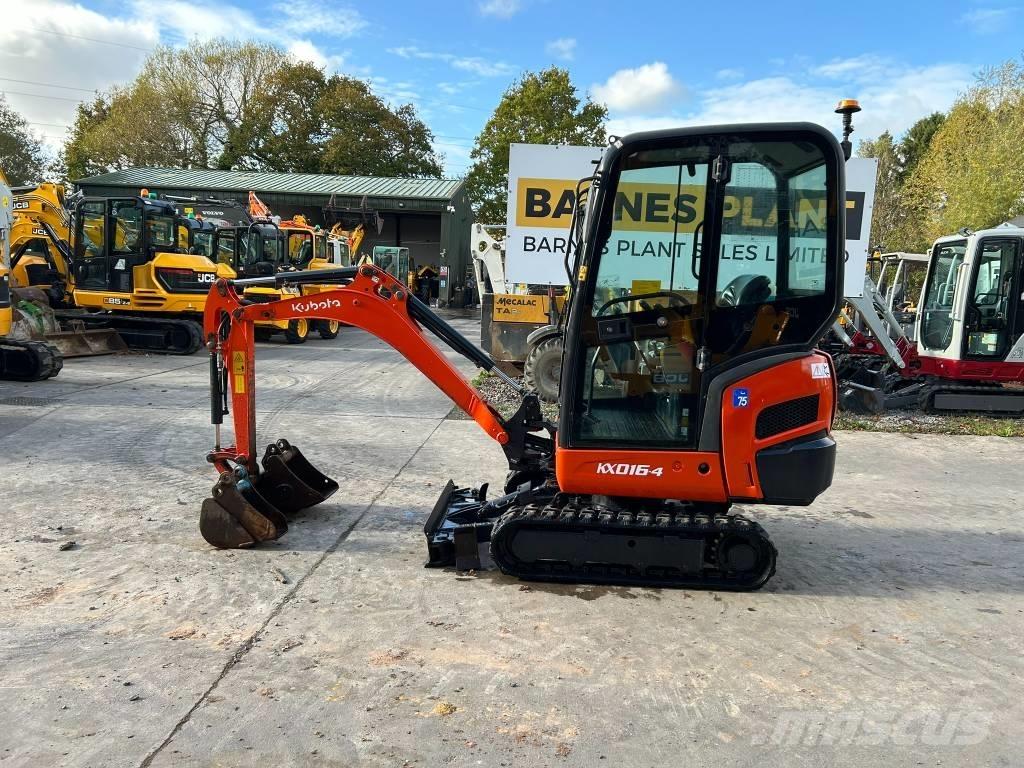 Kubota KX 016-4 Mini rýpadlá < 7t
