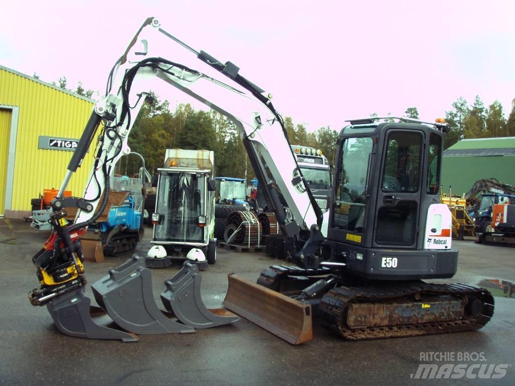 Bobcat E 50 Mini rýpadlá < 7t