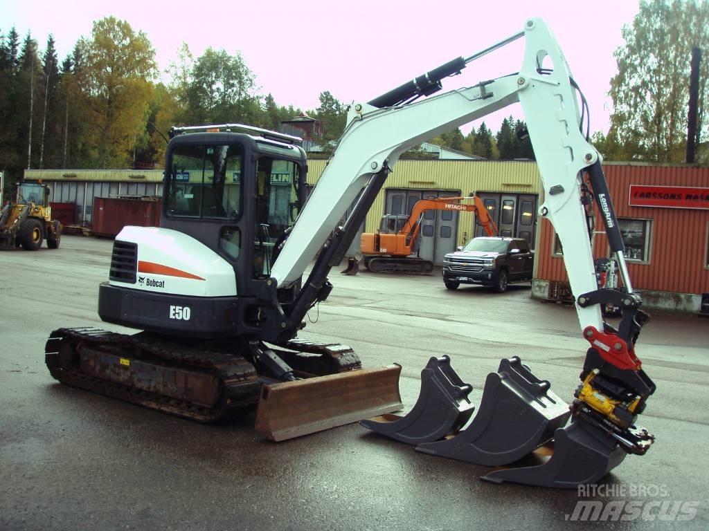 Bobcat E 50 Mini rýpadlá < 7t