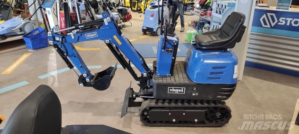  Scheppach Exc815 Mini rýpadlá < 7t