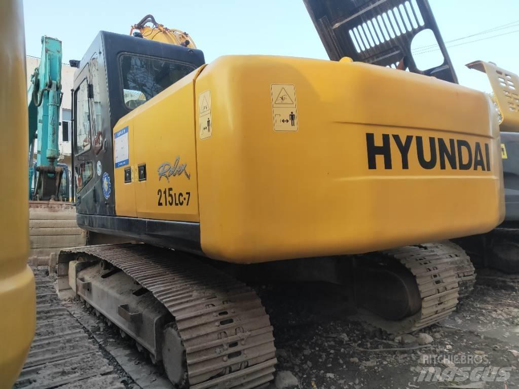 Hyundai R215-7 Pásové rýpadlá