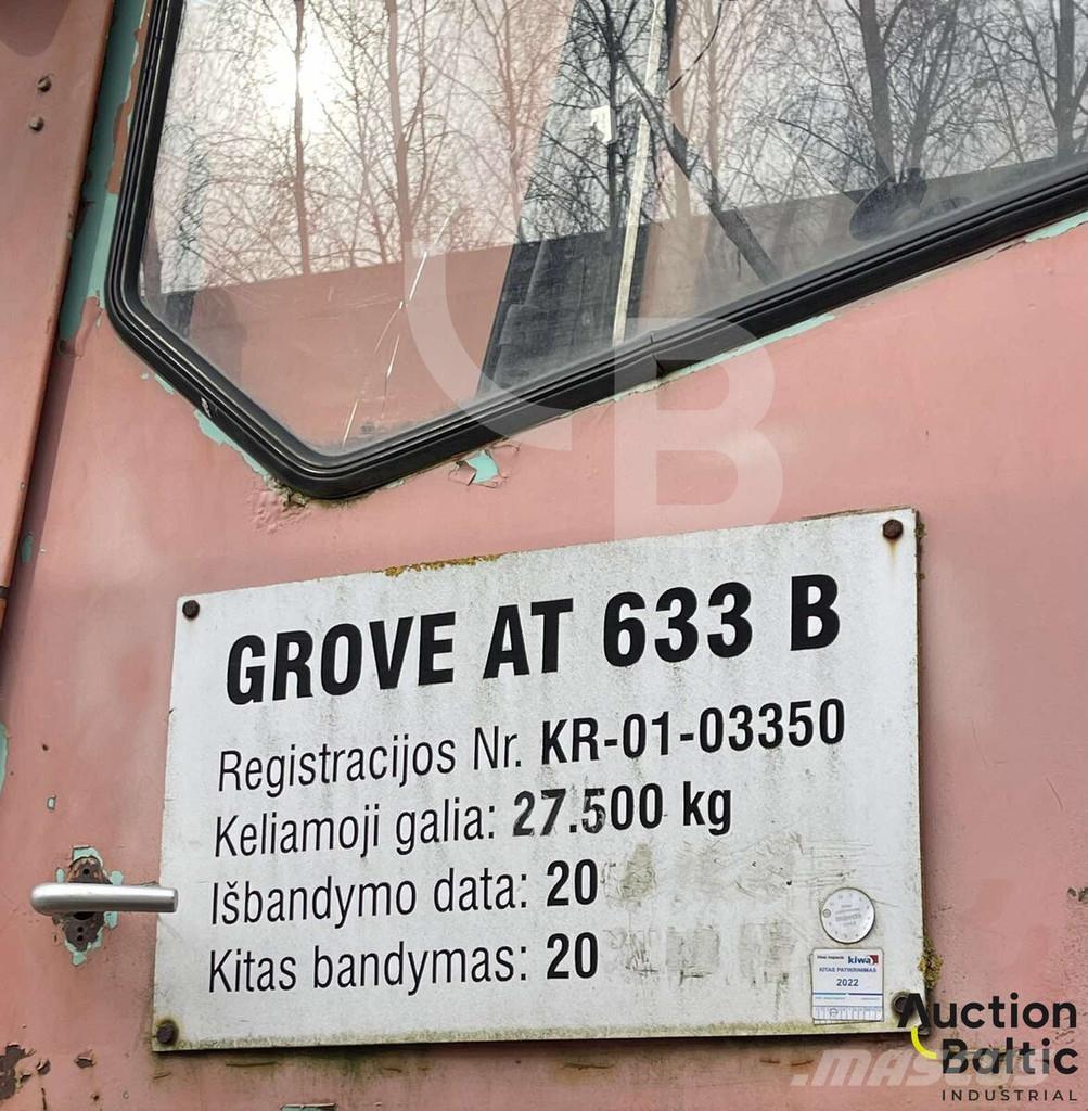 Grove AT 633 B Autožeriavy, hydraulické ruky