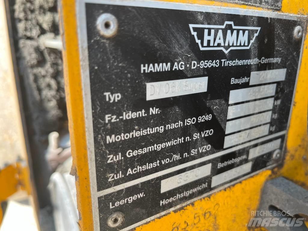 Hamm DV06K Super Kombinované valce