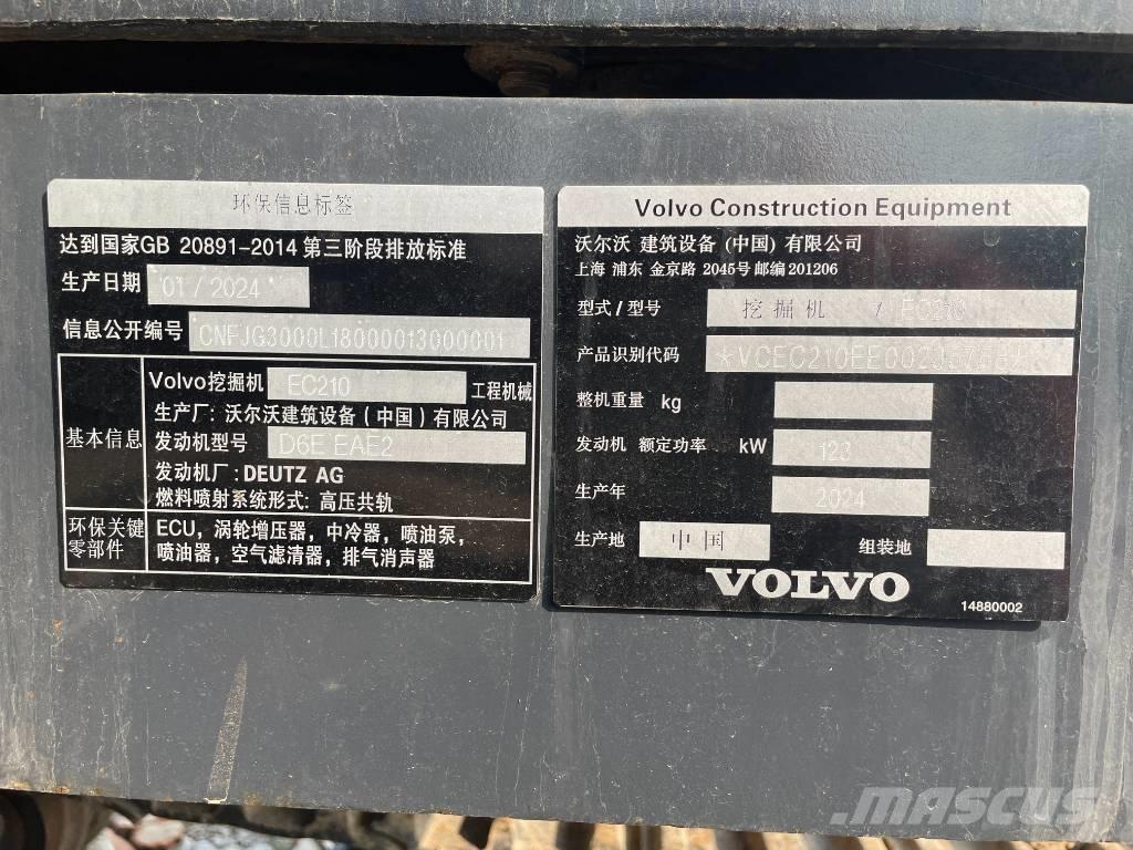 Volvo EC 210 Pásové rýpadlá