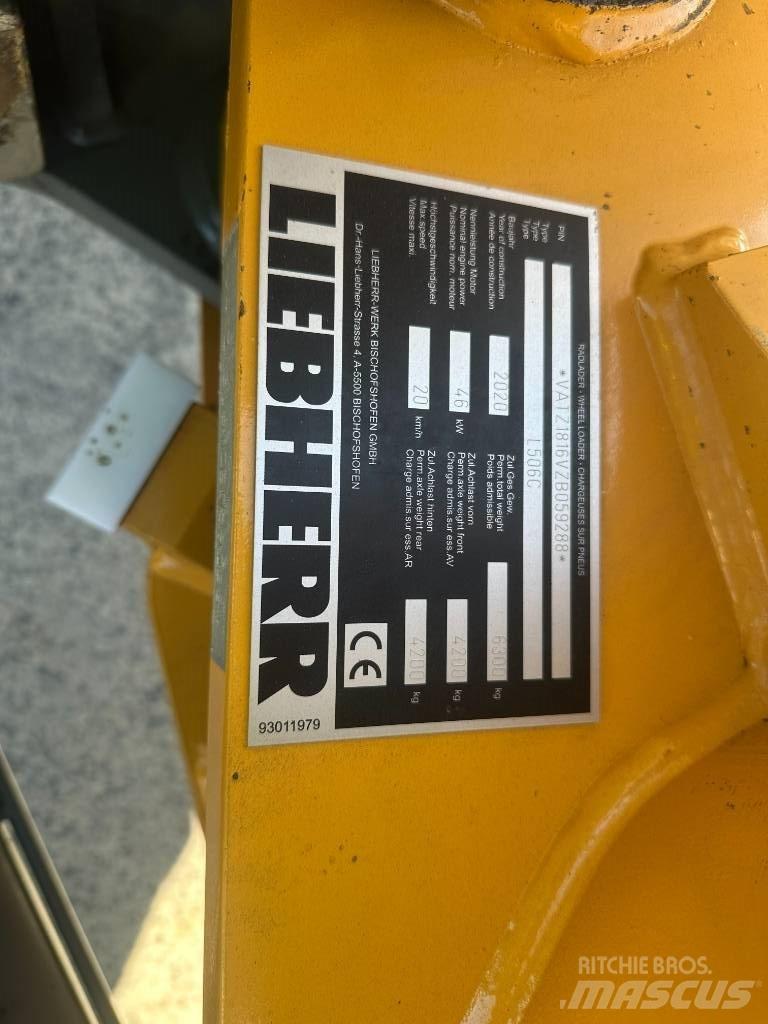 Liebherr L 506 Kolesové nakladače