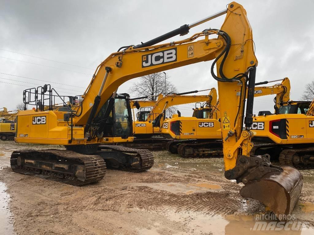 JCB 220 XL Pásové rýpadlá