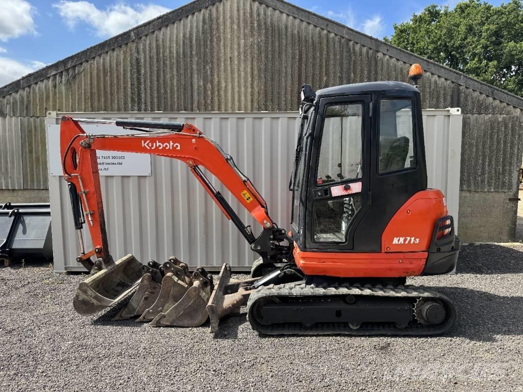Kubota KX 71-3 Mini rýpadlá < 7t