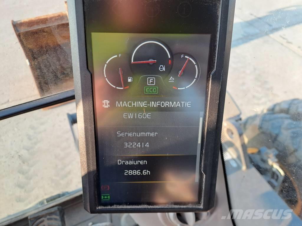 Volvo EW160E Kolesové rýpadlá