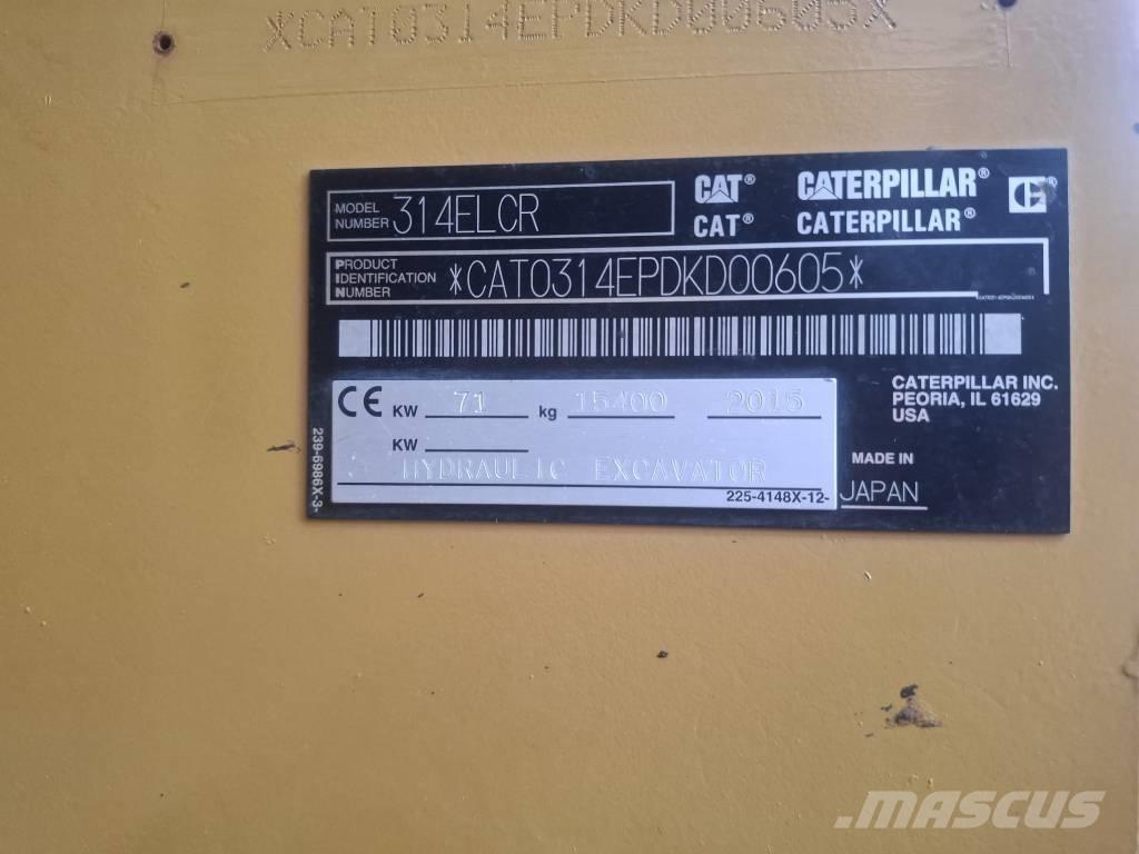 CAT 314 E LCR Pásové rýpadlá
