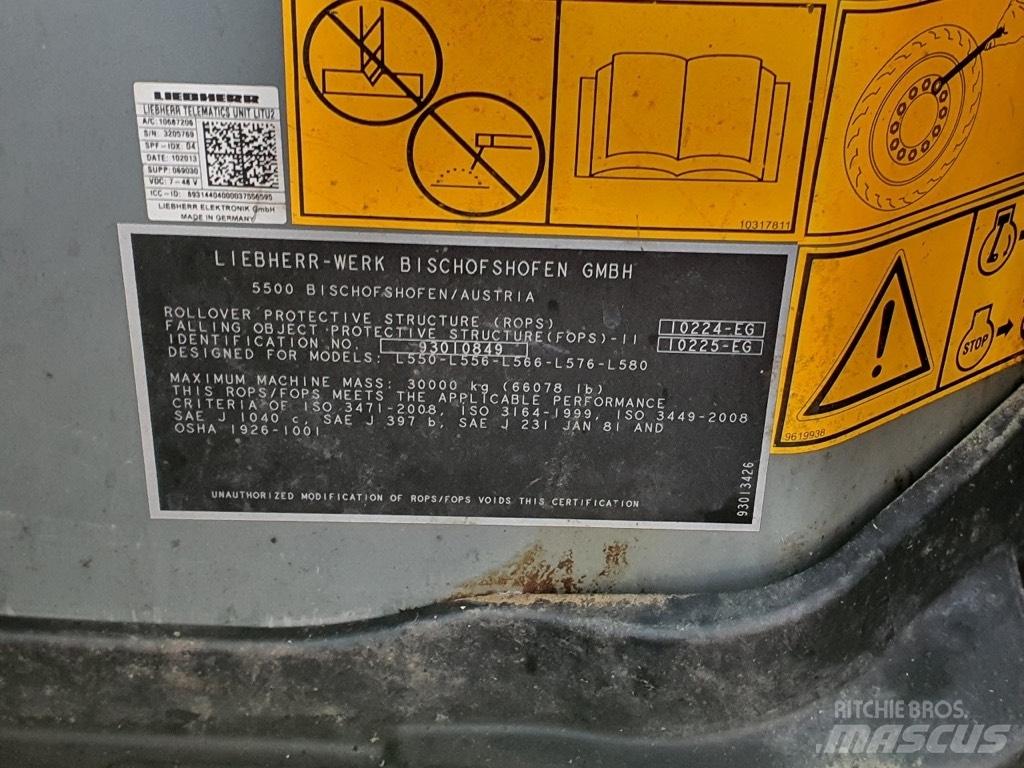 Liebherr L 550 CAB Kabíny a interiér