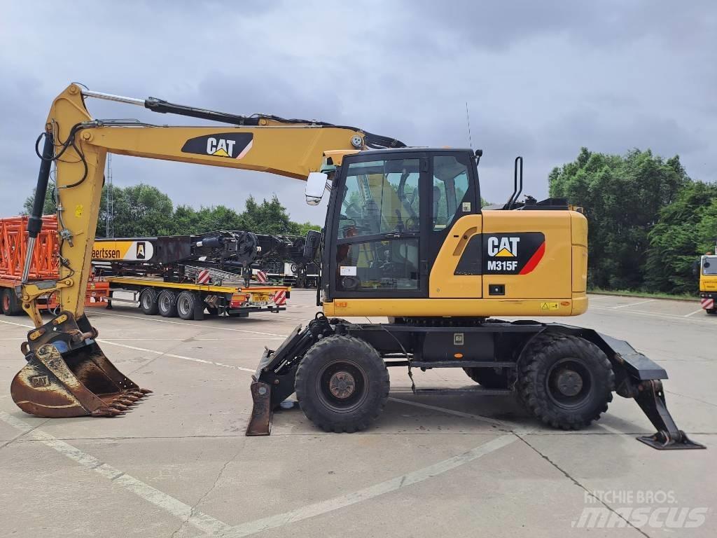 CAT M315F Kolesové rýpadlá