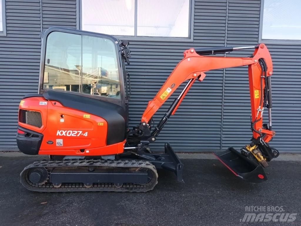 Kubota KX 027-4 Mini rýpadlá < 7t
